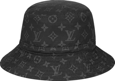 lv monogram hat|black Louis Vuitton bucket hat.